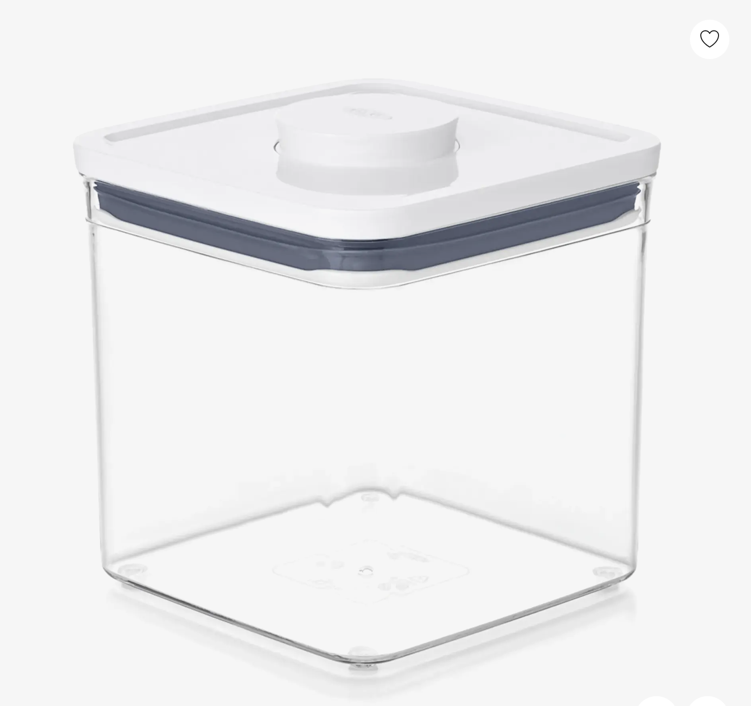 6 x OXO Good Grips Square Pop 2.0 Container 2.6L